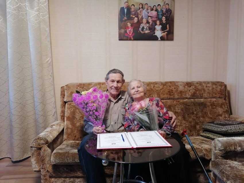 60 лет совместной жизни отметили супруги из села Улёты Забайкальского края
